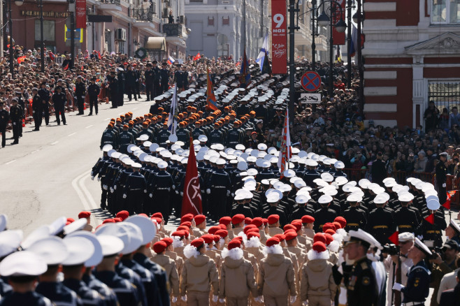 Victory Day Parade in Vladivostok
