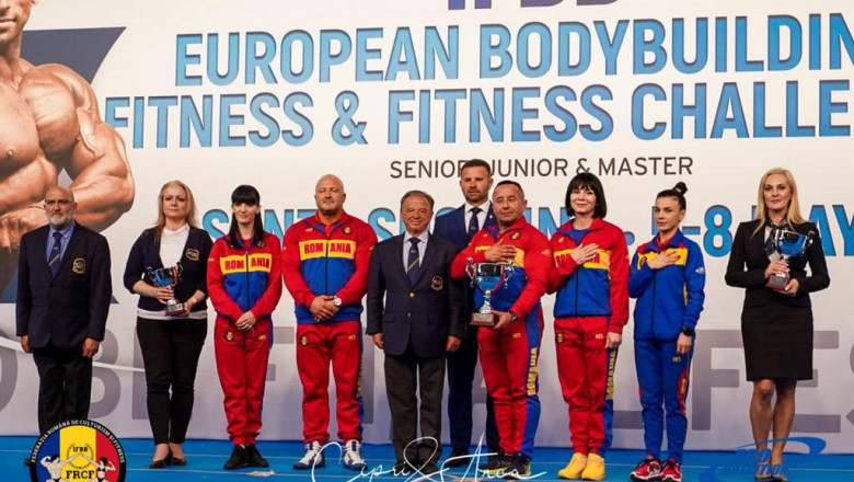 România a devenit campioană europeană la culturism şi fitness