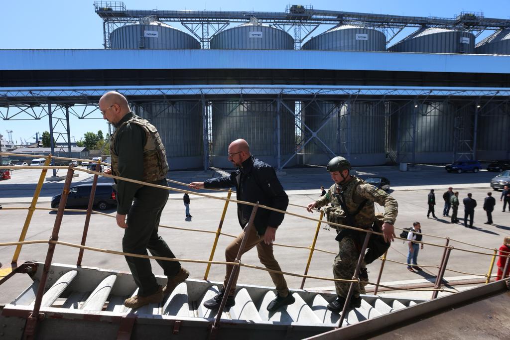 Charles Michel se afla în Odesa exact când orașul era bombardat de ruși. Președintele CE a fost obligat să se adăpostească în buncăr