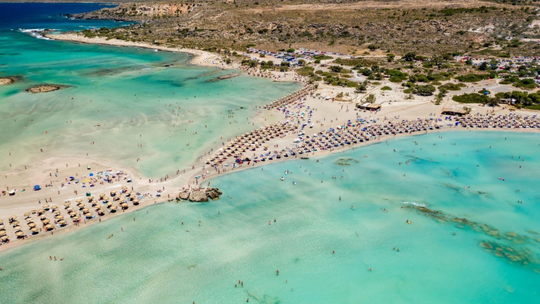 Plaja Elafonissi, Creta