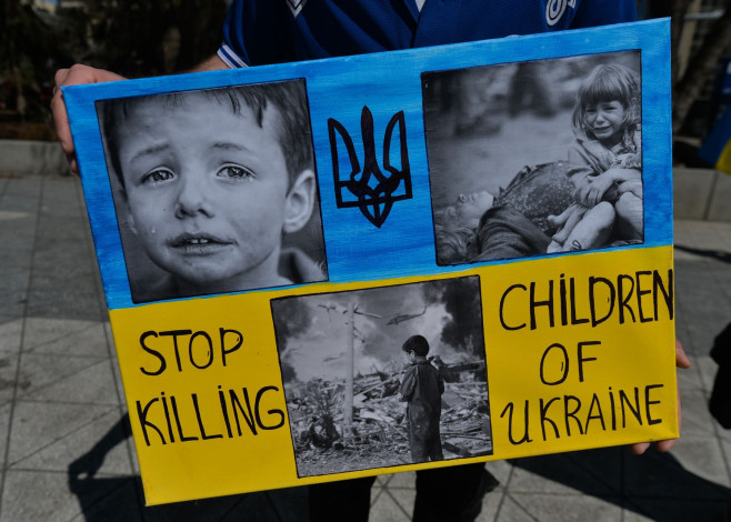 Alberta Stands With Ukraine! Protest In Edmonton, Canada - 15 May 2022