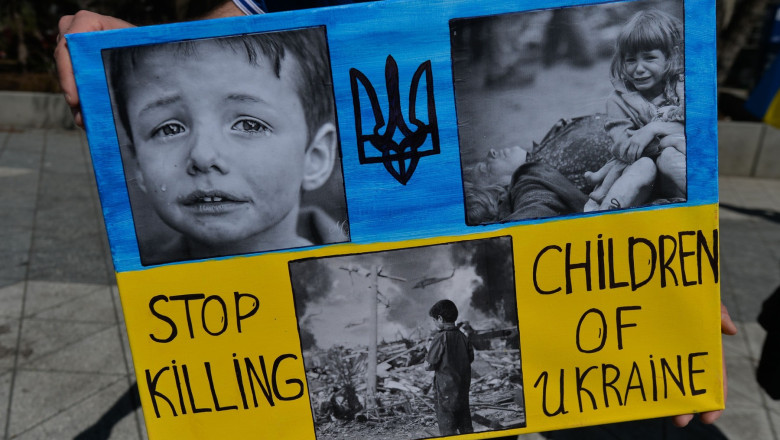 Alberta Stands With Ukraine! Protest In Edmonton, Canada - 15 May 2022