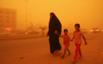 Sand Storm Hits Baghdad