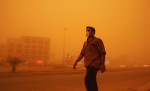 Sand Storm Hits Baghdad
