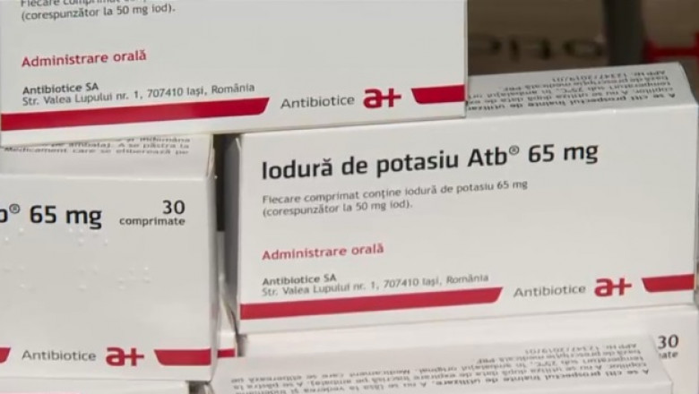 Un secretar de stat de la Sanatate spune ca pastilele de iodura de potasiu nu vor fi distribuite populatiei. Ministerul il contrazice