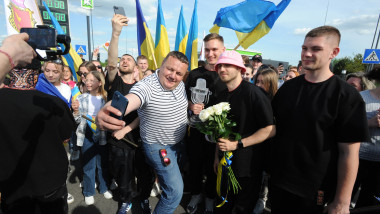 membrii trupei kalush au ajuns in ucraina