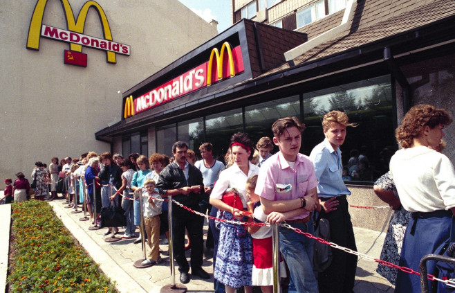 Russian McDonalds 1990