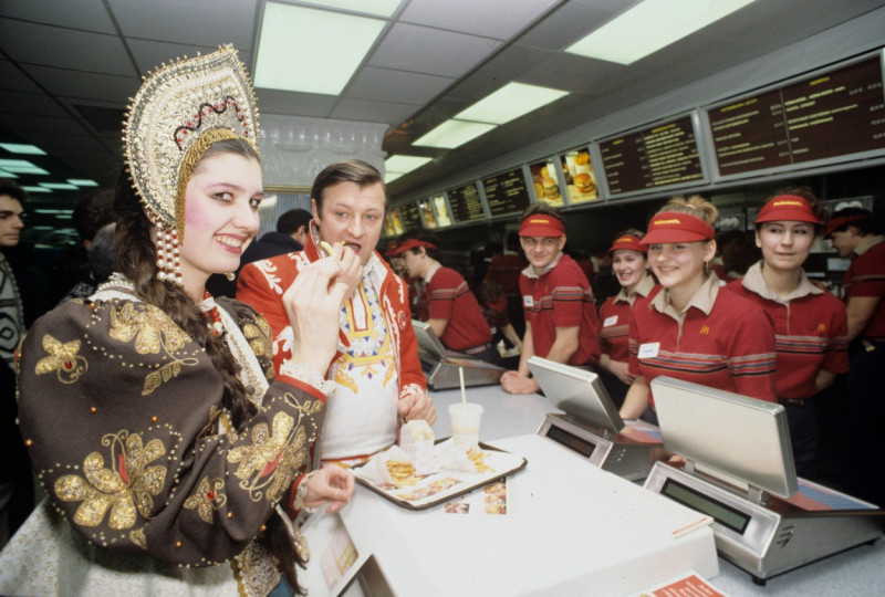 Opening of McDonald’s restaurant