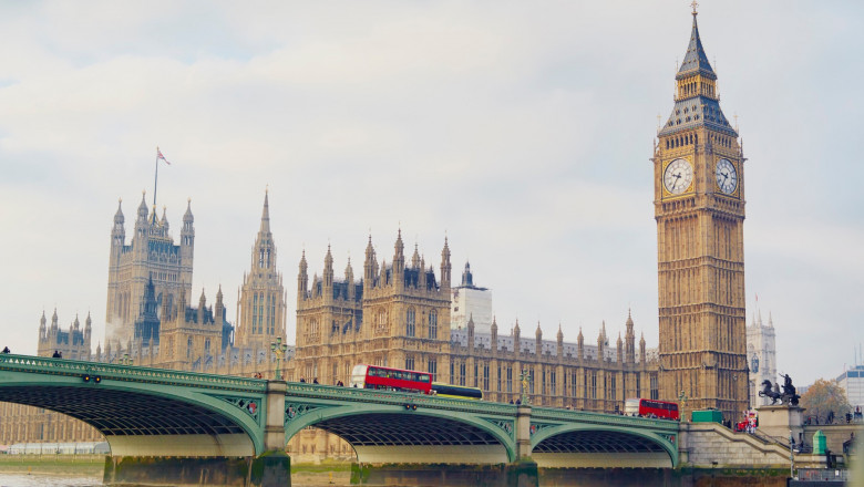 Podul Westminster, Big Ben și clădirea Parlamentului de la Londra