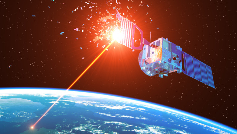 Laser Weapon From Earth Destroys Satellite In Space