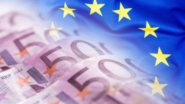 bancnote de 500 de euro si steagul UE