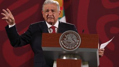 Mexican President Lopez Obrador Daily News Conference, Mexico City, Mexico - 13 Apr 2022