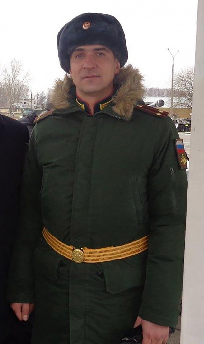 Colonel Denis Kozlov, 40, died in Ukraine May 11, 2022.