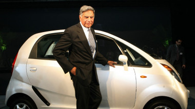 Ratan Tata, la lansarea modelului Nano.