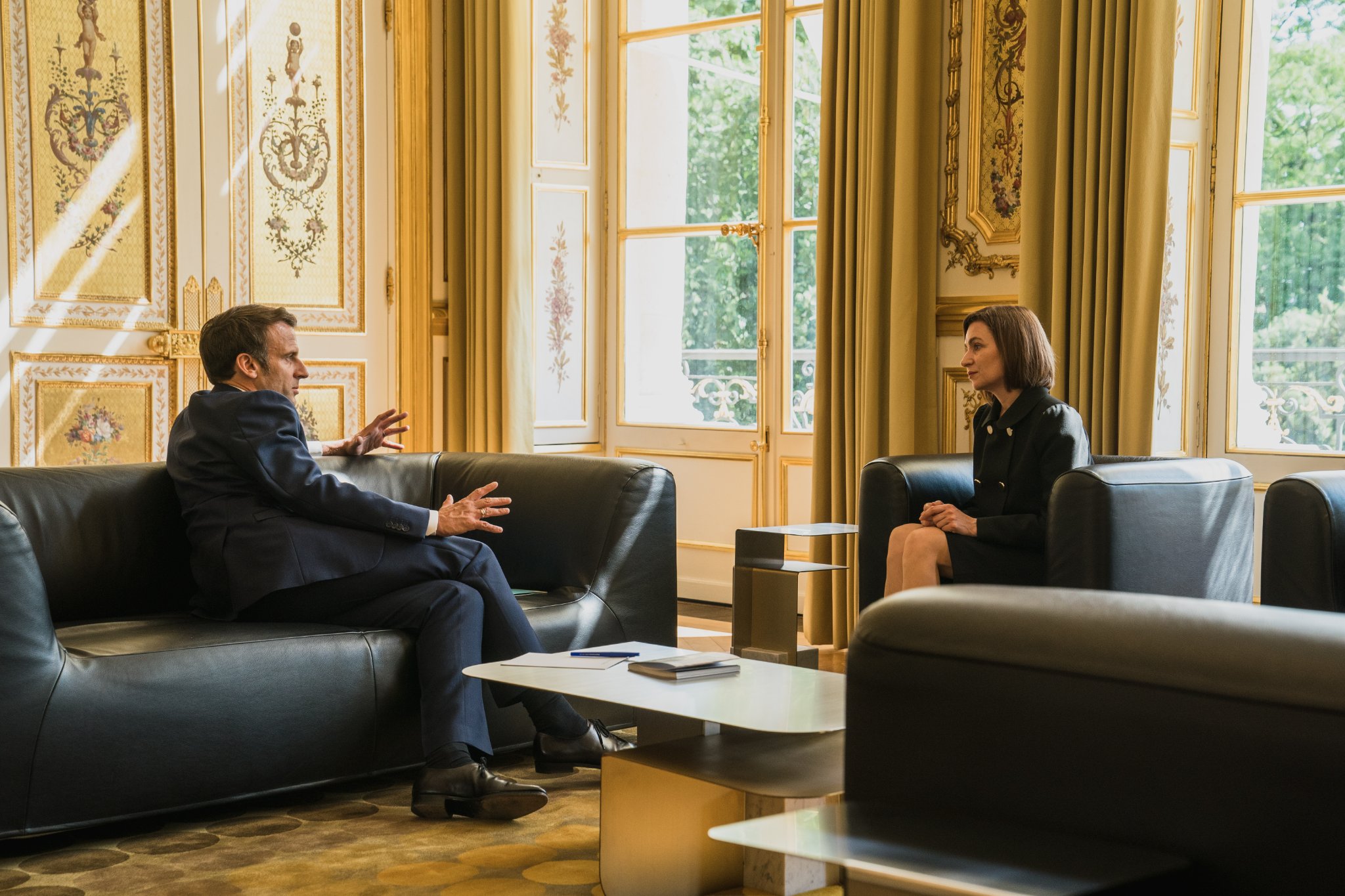 Maia Sandu salută inițiativa lui Emmanuel Macron de creare a unei „comunități politice europene”