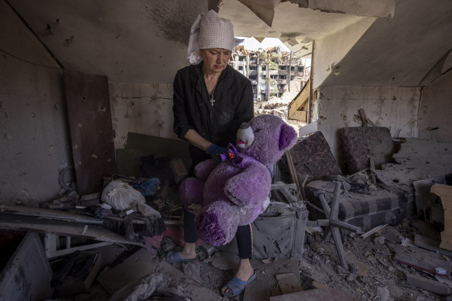 Residents Return to Homes in Irpin, Ukraine After Russian Shelling in Early March