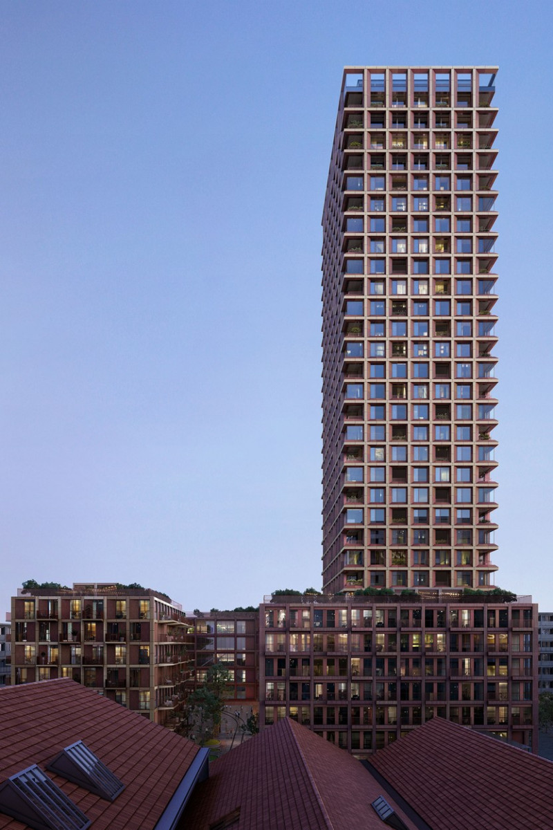 Design For World`s Tallest Residential Timber Building Unveiled