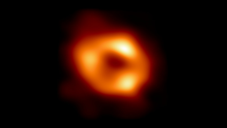This is the first image of Sgr A*, the supermassive black hole at the centre of our galaxy
