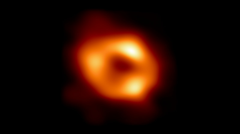 First image of our black hole (with wider background)