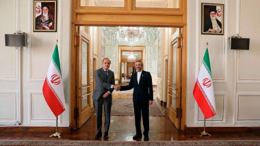 Enrique Mora, coordonatorul european pentru negocierile nucleare cu Iranul, într-o vizită oficială la Teheran.