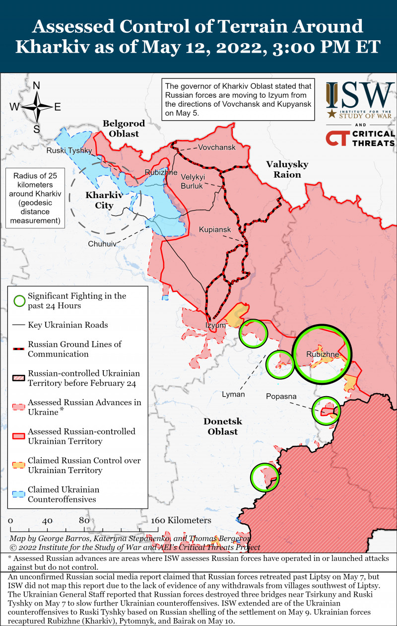 Kharkiv Battle Map Draft May 12,2022