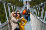 Dolni Morava, Czech Republic. 09th May, 2022. The world's longest suspension footbridge, Sky Bridge 721 in Dolni Morava, Czech Republic, May 9, 2022. Credit: Josef Vostarek/CTK Photo/Alamy Live News