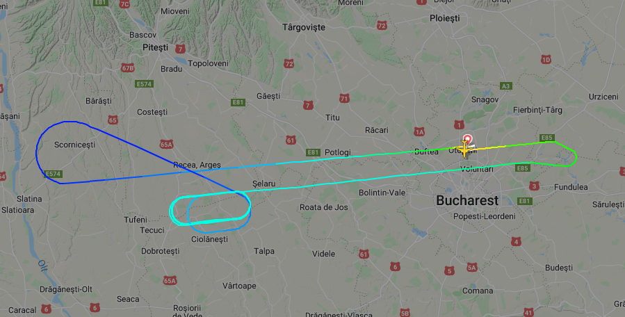 Un avion care zbura pe ruta București - Lisabona a fost întors din drum. Pilotul ar fi raportat probleme tehnice