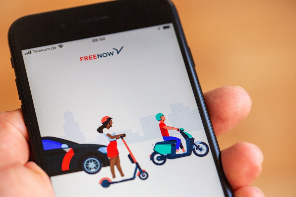 Aplicația de ride sharing Free Now părăsește România