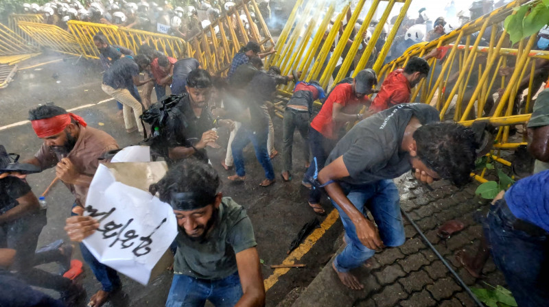 Sri Lanka Economic Crisis - Protest, Colombo - 19 May 2022