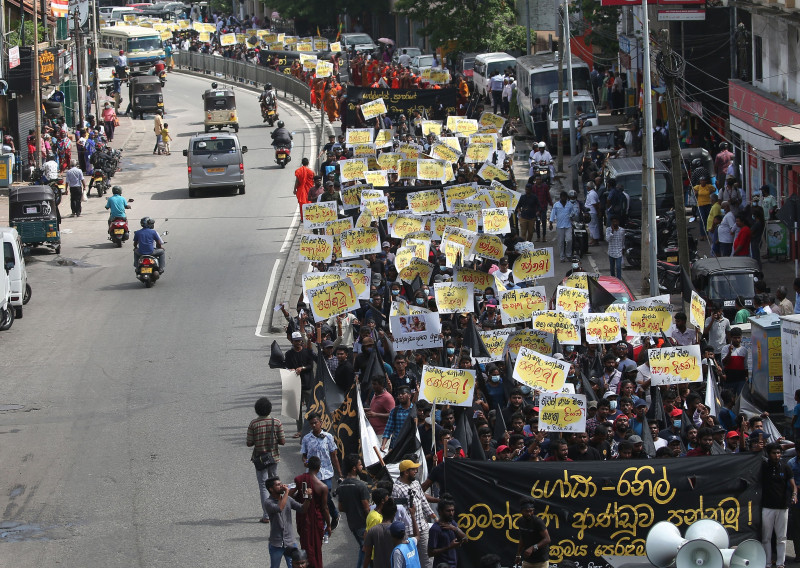 University Students Protest In Colombo, Sri Lanka - 19 May 2022