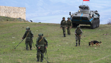 Trupe ruse de menținere a păcii în Nagorno-Karabah