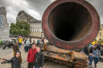 Destroyed Russian Armored Vehicles Displayed For Ukrainians To See At Mykhailivska Square In Kyiv, Ukraine - 22 May 2022