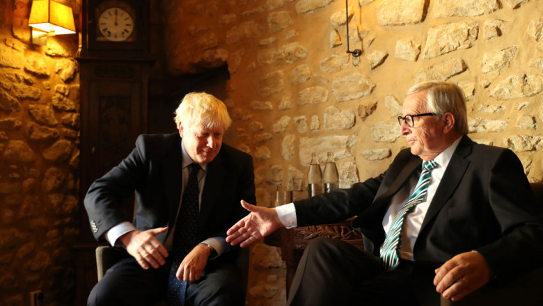 boris johnson s-a intalnit cu jean claude juncker in luxembourg