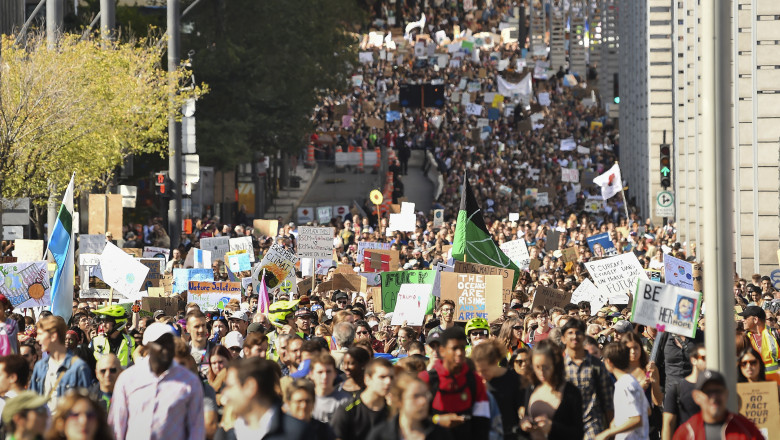 Climate March Held In Montreal, Canada