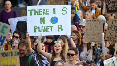 Activists In Edinburgh Join The Global Climate Strike
