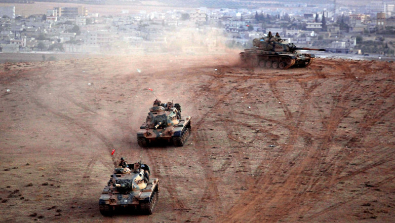 tancuri armata turca in Siria