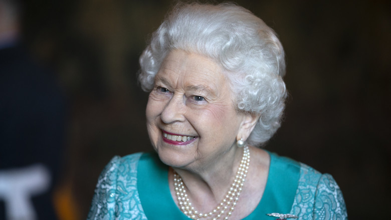 The Queen Attends Reception At Palace Of Holyroodhouse