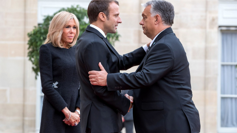 emmanuel macron brigitte macron viktor orban