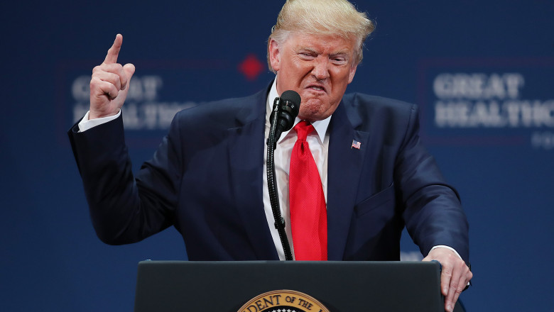 President Trump Delivers Remarks In Central Florida