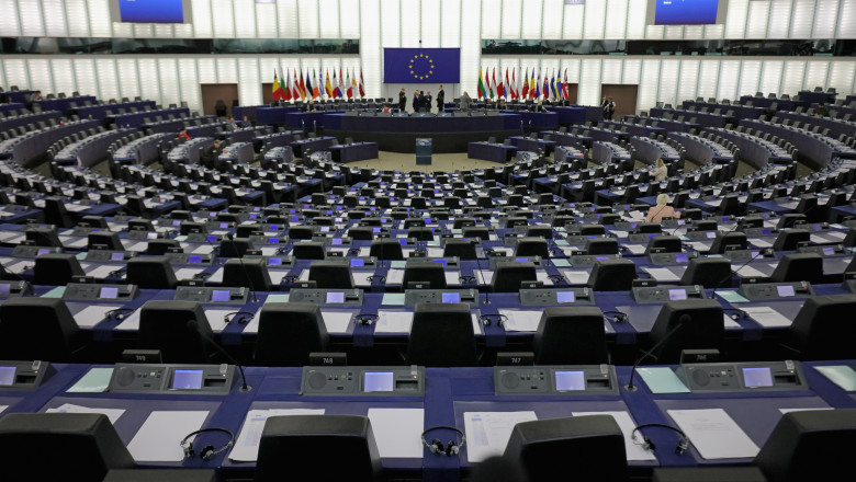 Plenul Parlamentului European.