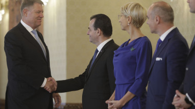 Klaus Iohannis, Ludovic Orban, consultări la Cotroceni