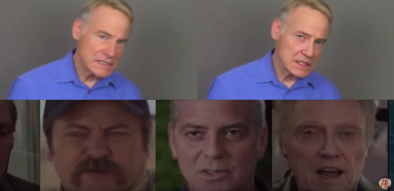 Imagini impresionante si infricosatoare cu privire la „deepfake”: un singur om imita 20 de actori