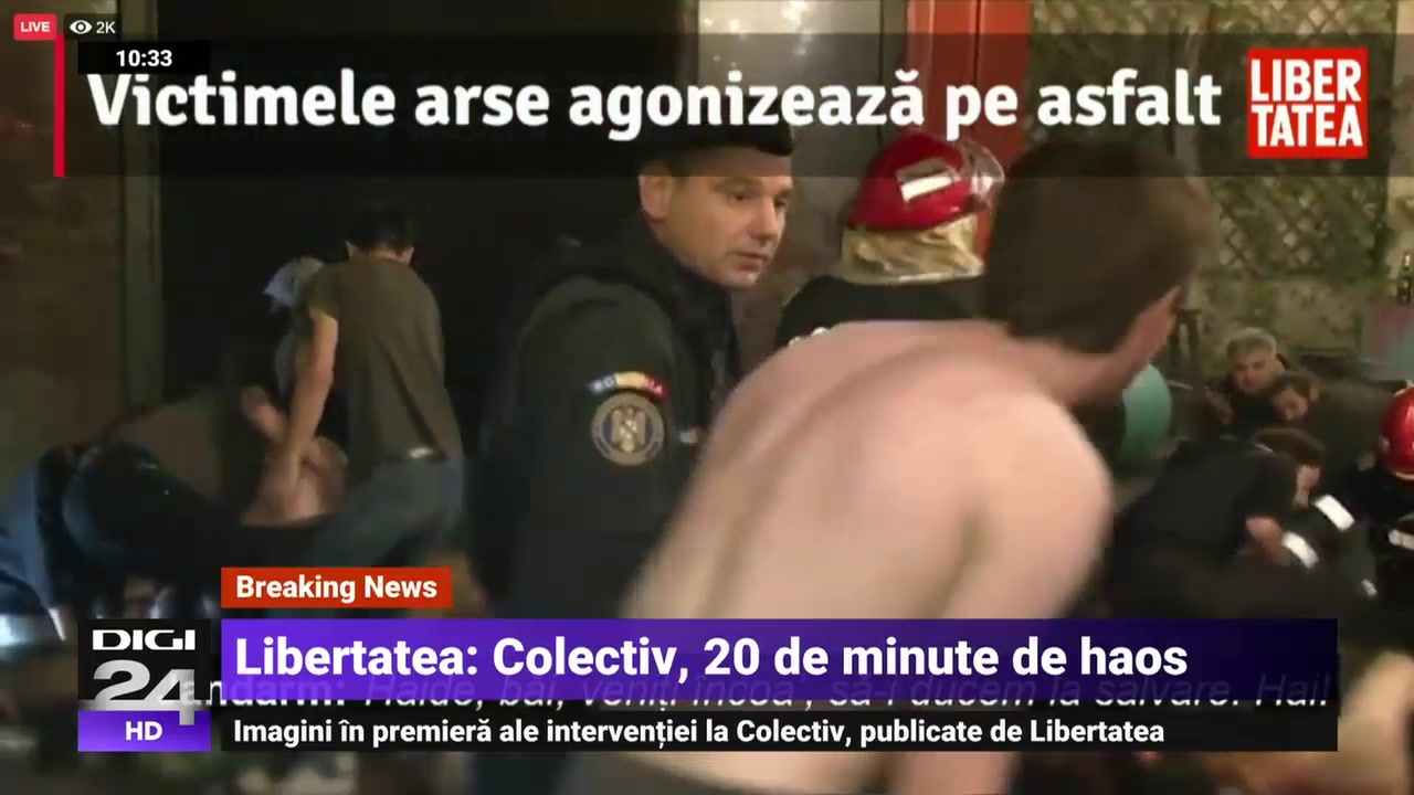 Libertatea Filmările Făcute La Colectiv De Pompieri Au Fost