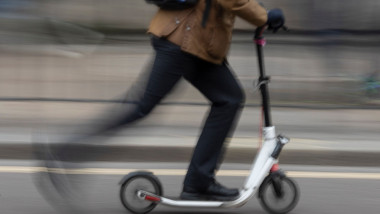 Surge In Commuters Using Electric Scooters in London