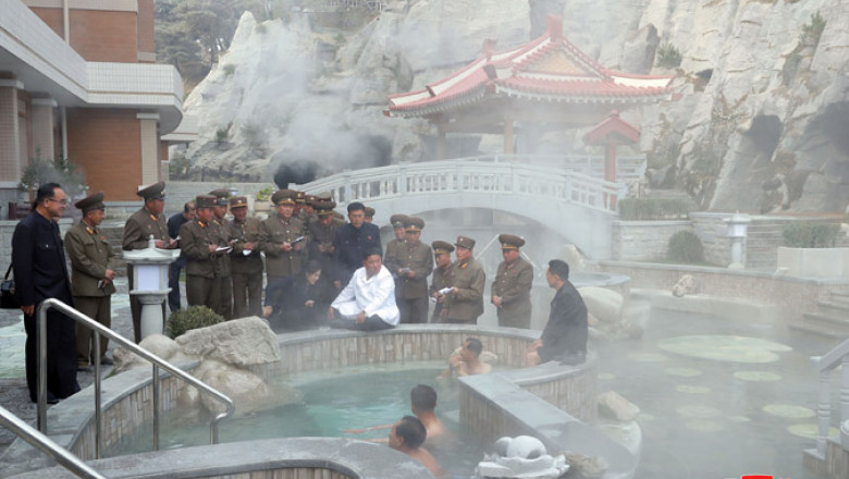 Kim Jong Un piscină