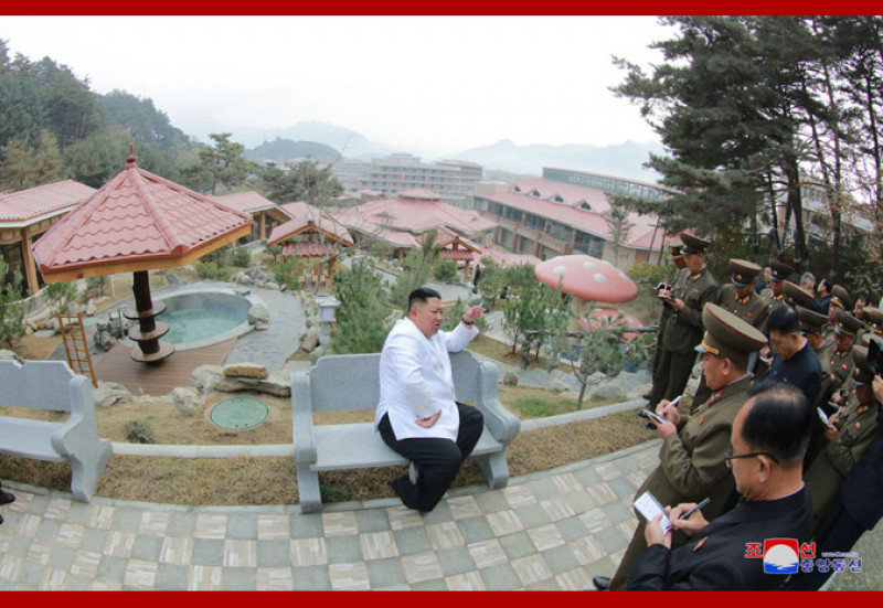 Kim Jong Un la spa