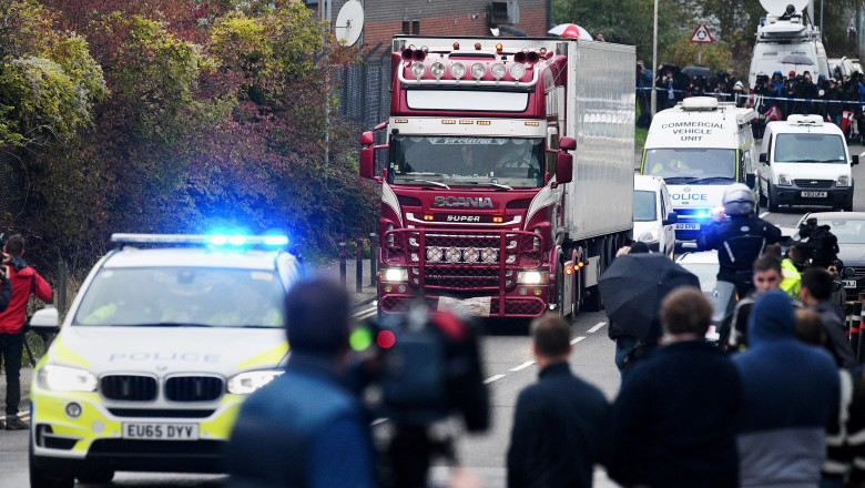 În octombrie 2019, treizeci şi nouă de persoane - 31 de bărbaţi şi 8 femei - au fost găsite decedate într-un parc industrial în apropiere de Londra, într-un camion frigorific