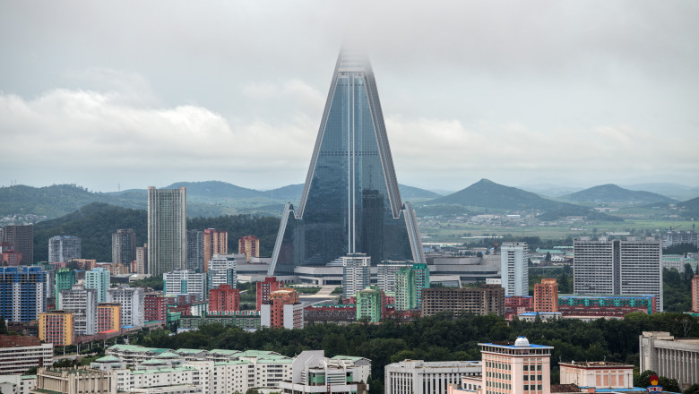 vedere din capitala coreei de nord