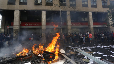 State Of Emergency Remains As Demonstrations And Looting Continues In Chile