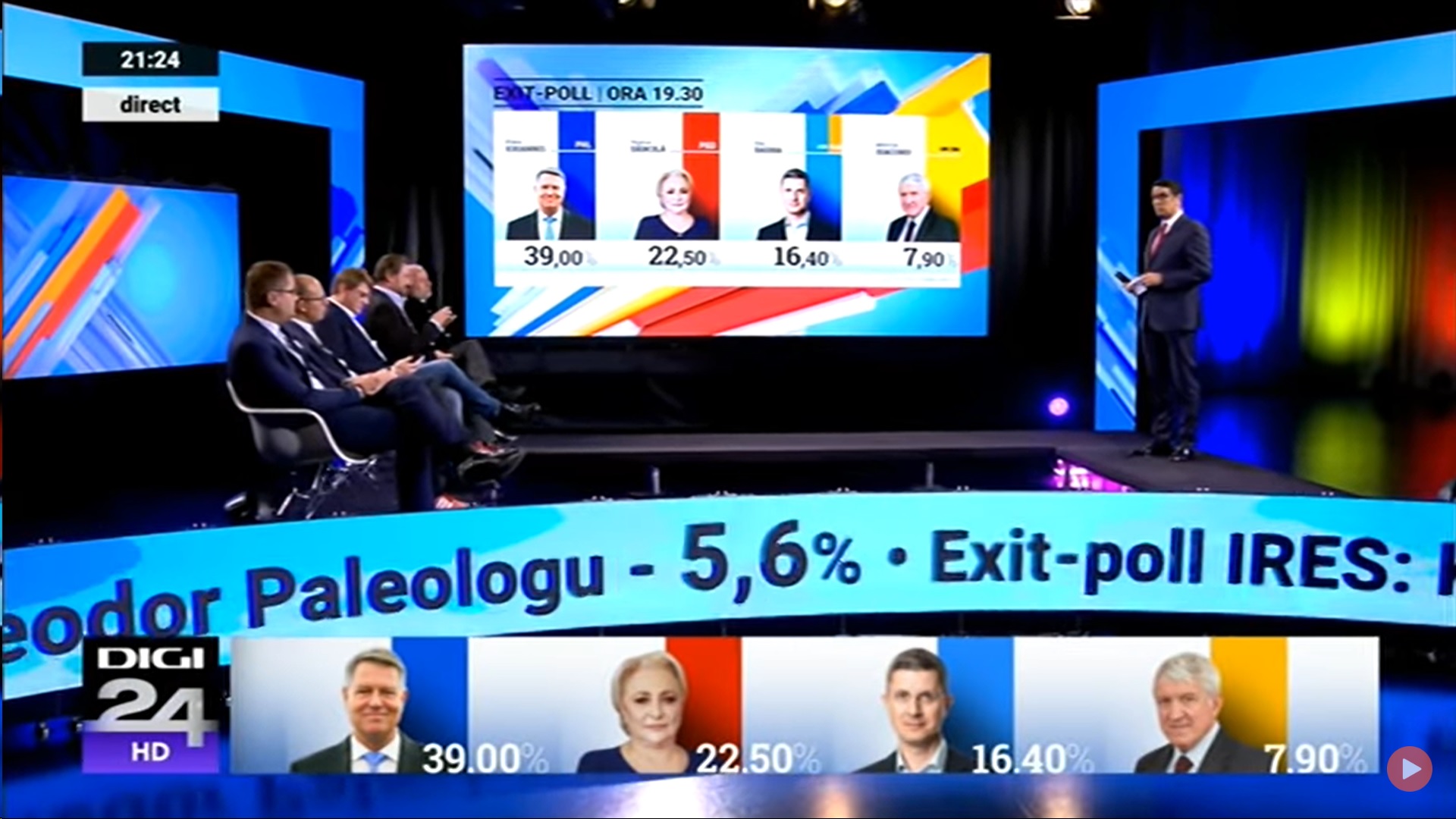 Alegeri prezidentiale 2019. Digi24 si site-urile grupului editorial RCS & RDS, principalele surse de informare pentru alegatorii romani